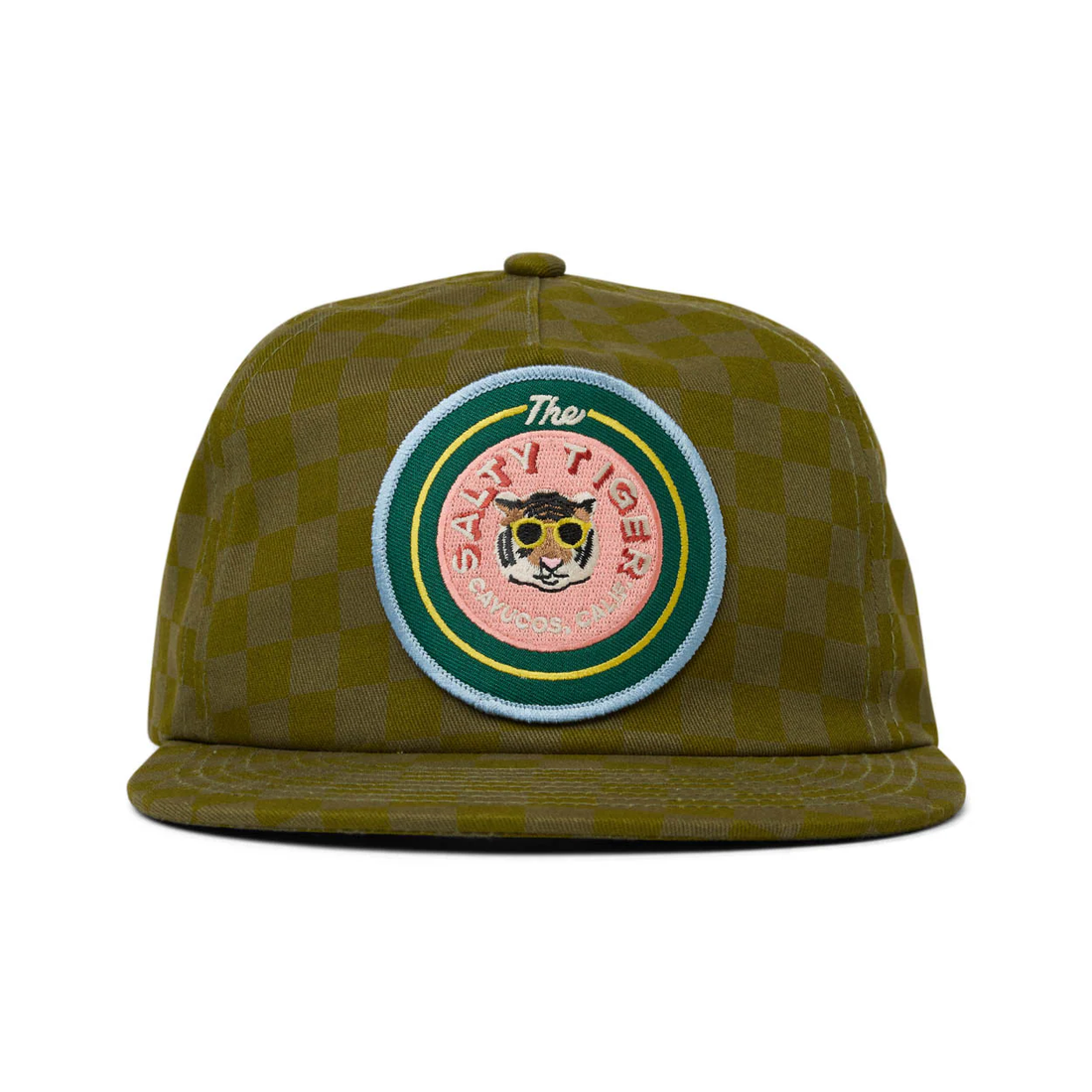 SALTY TIGER CHECKERBOARD CAP